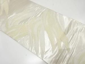遠山模様織り出し　袋帯